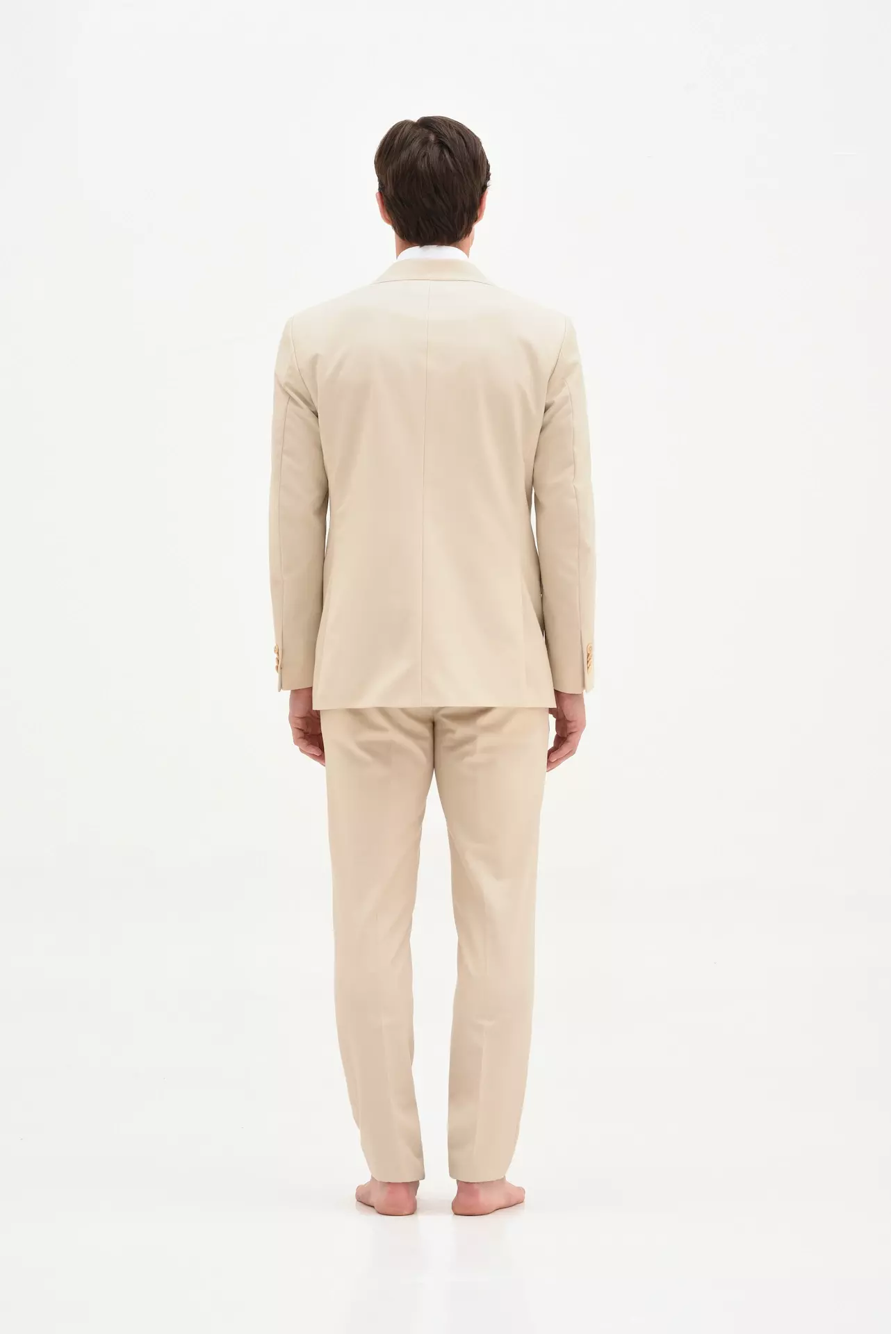 Beige wool suit - Image 3