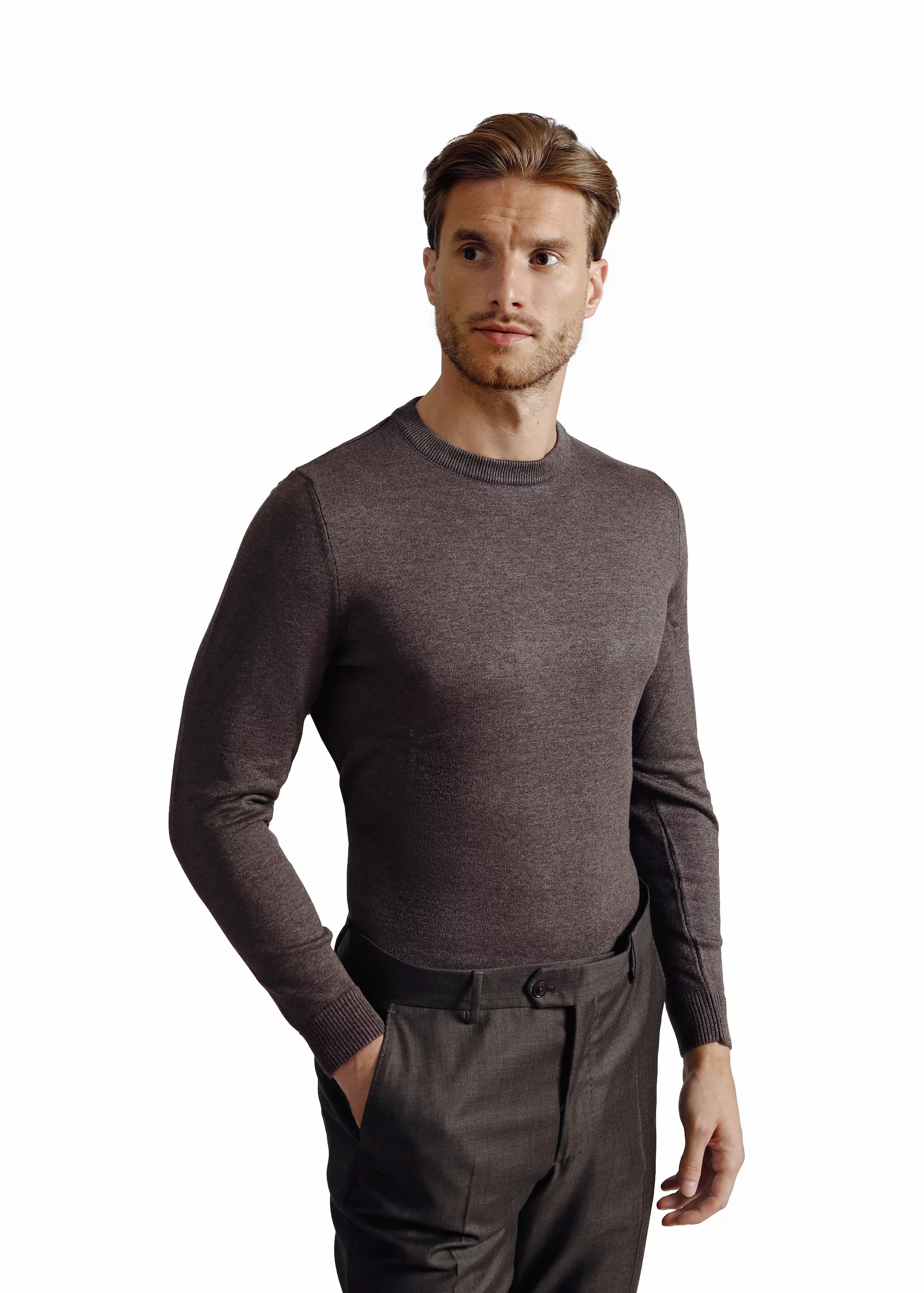 Coffee brown pullover - Image 2