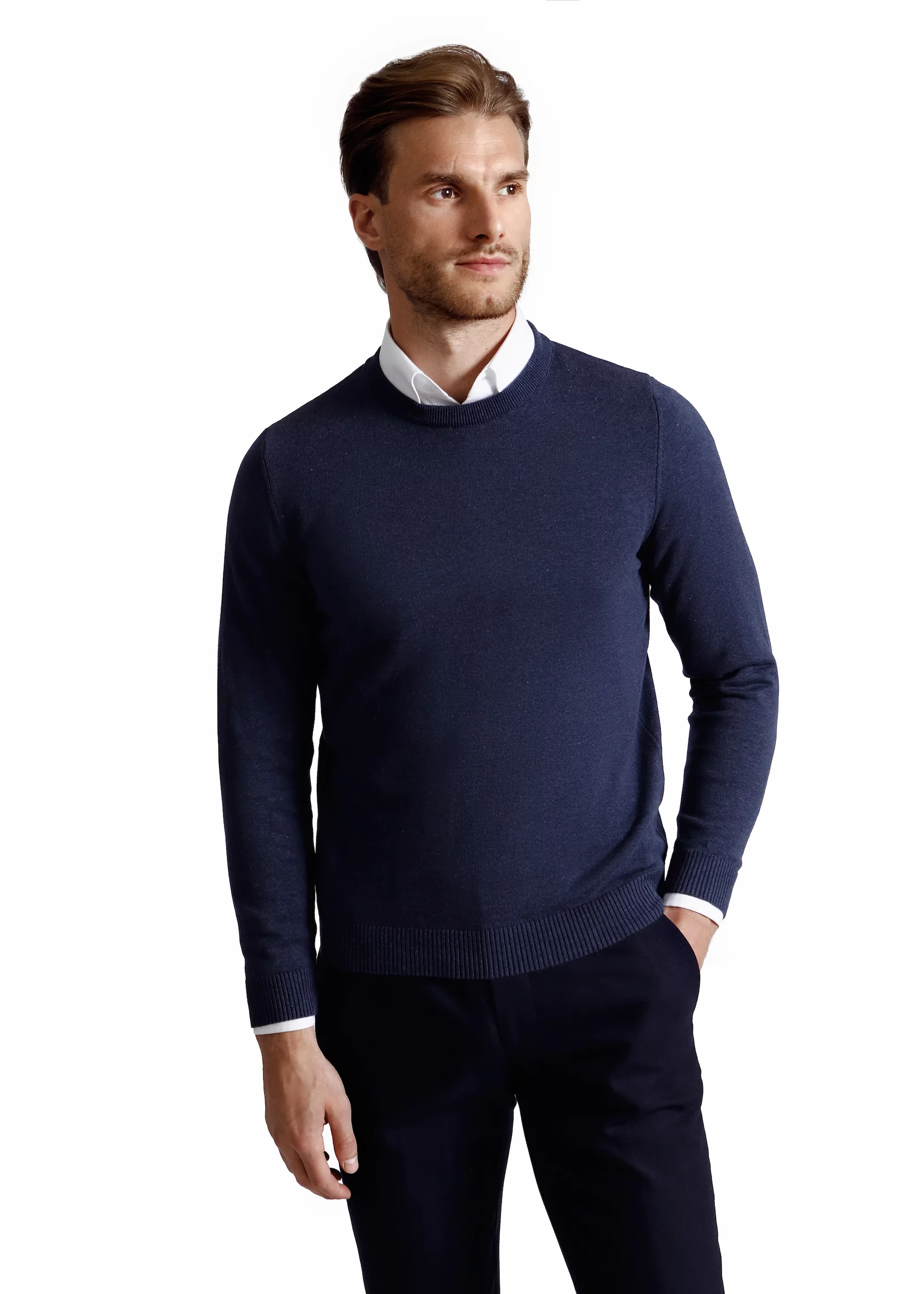 Indigo blue pullover - Image 3
