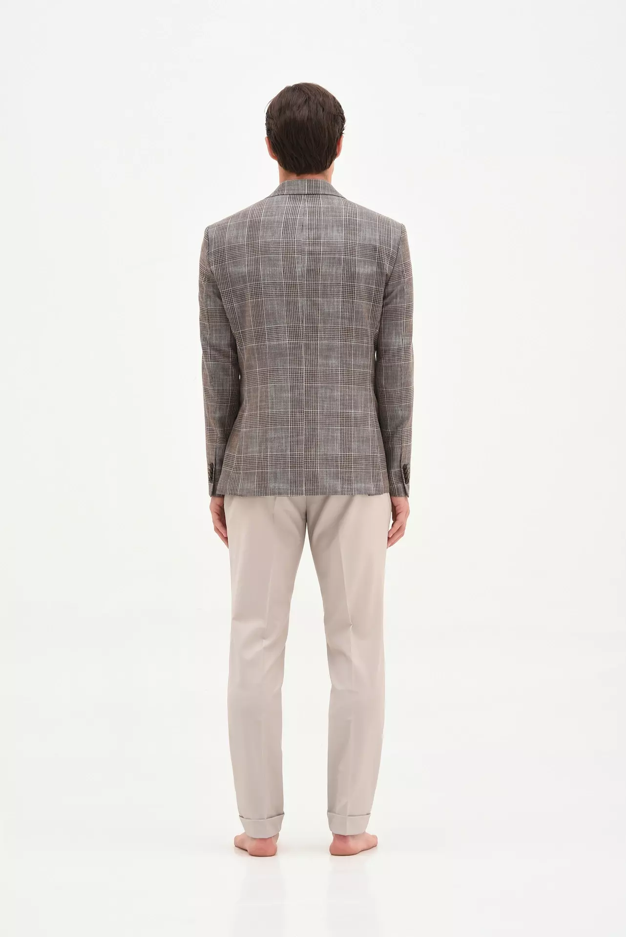 Brown caro wool blazer - Image 3