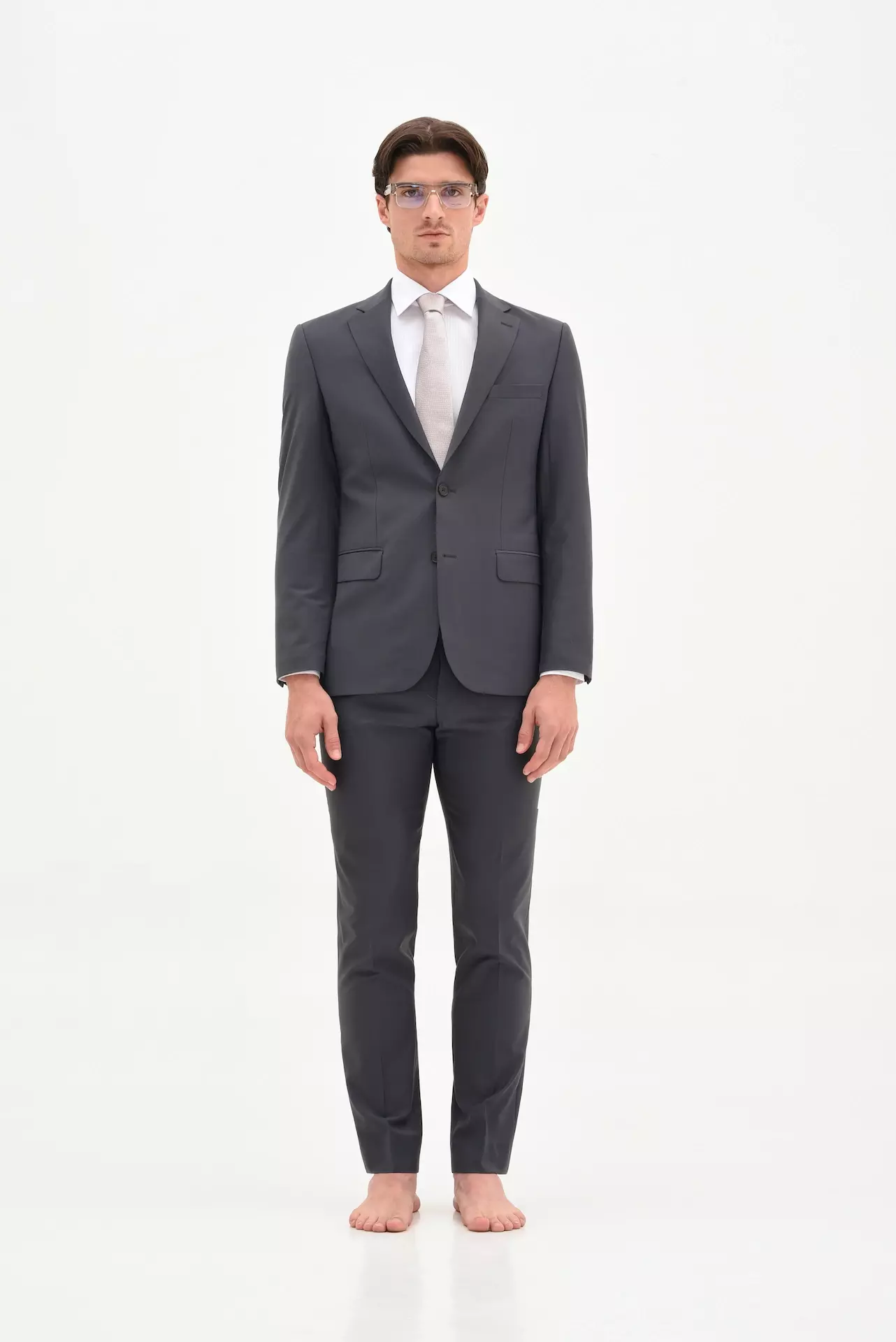 Cool grey classic wool suit