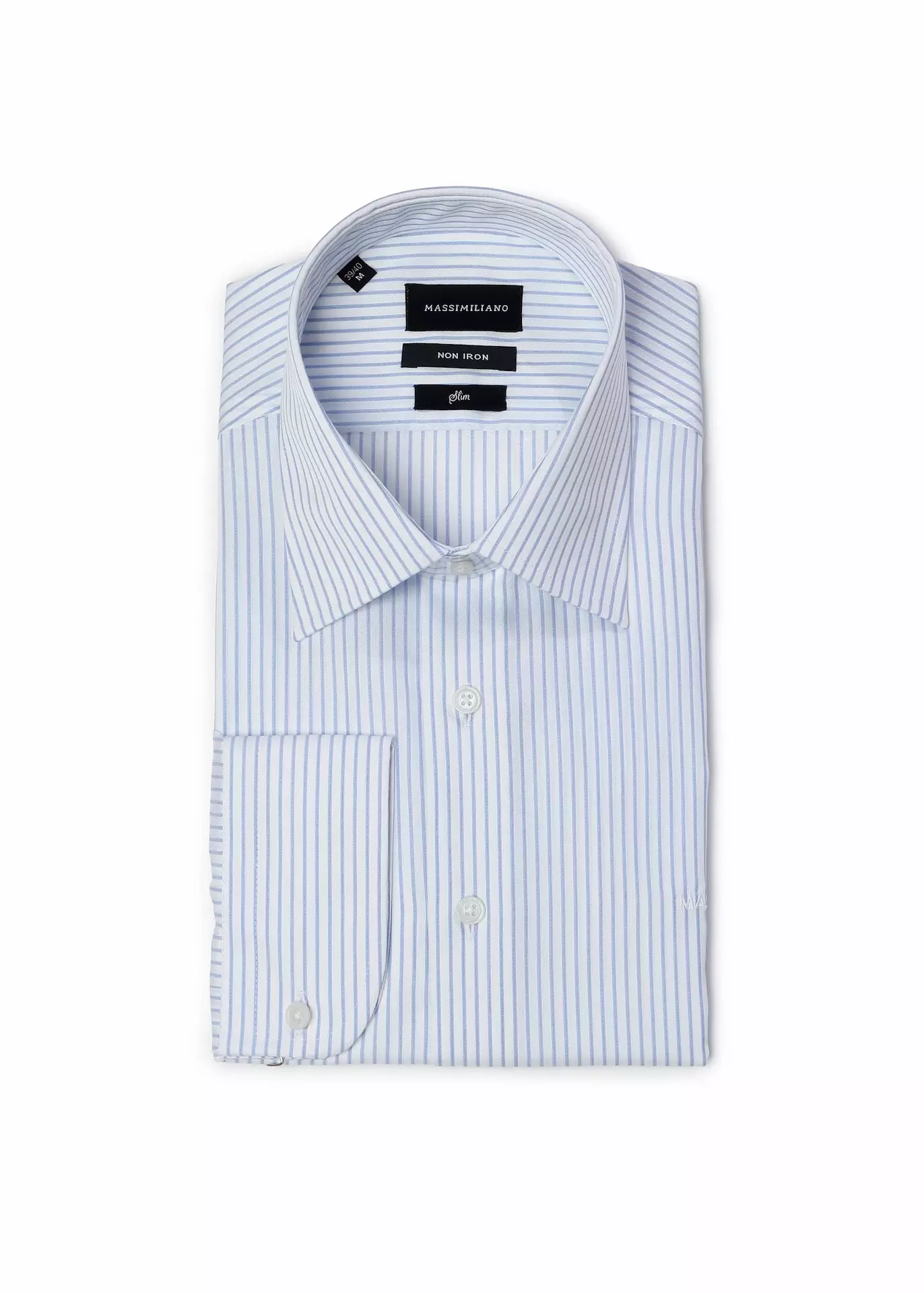 Non iron herringbone shirt - Image 3