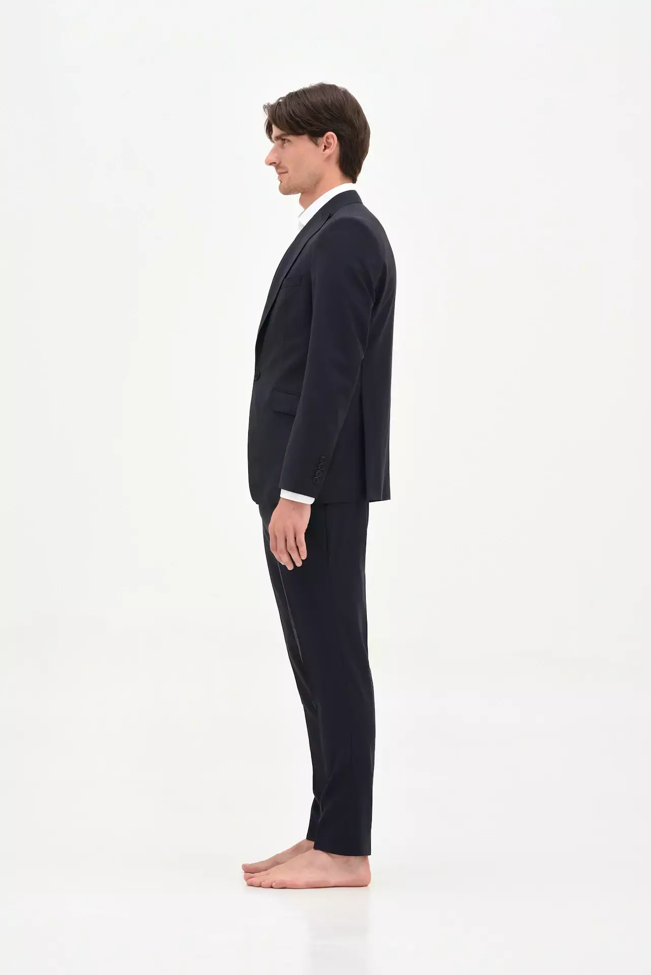 Black classic wool suit - Image 2