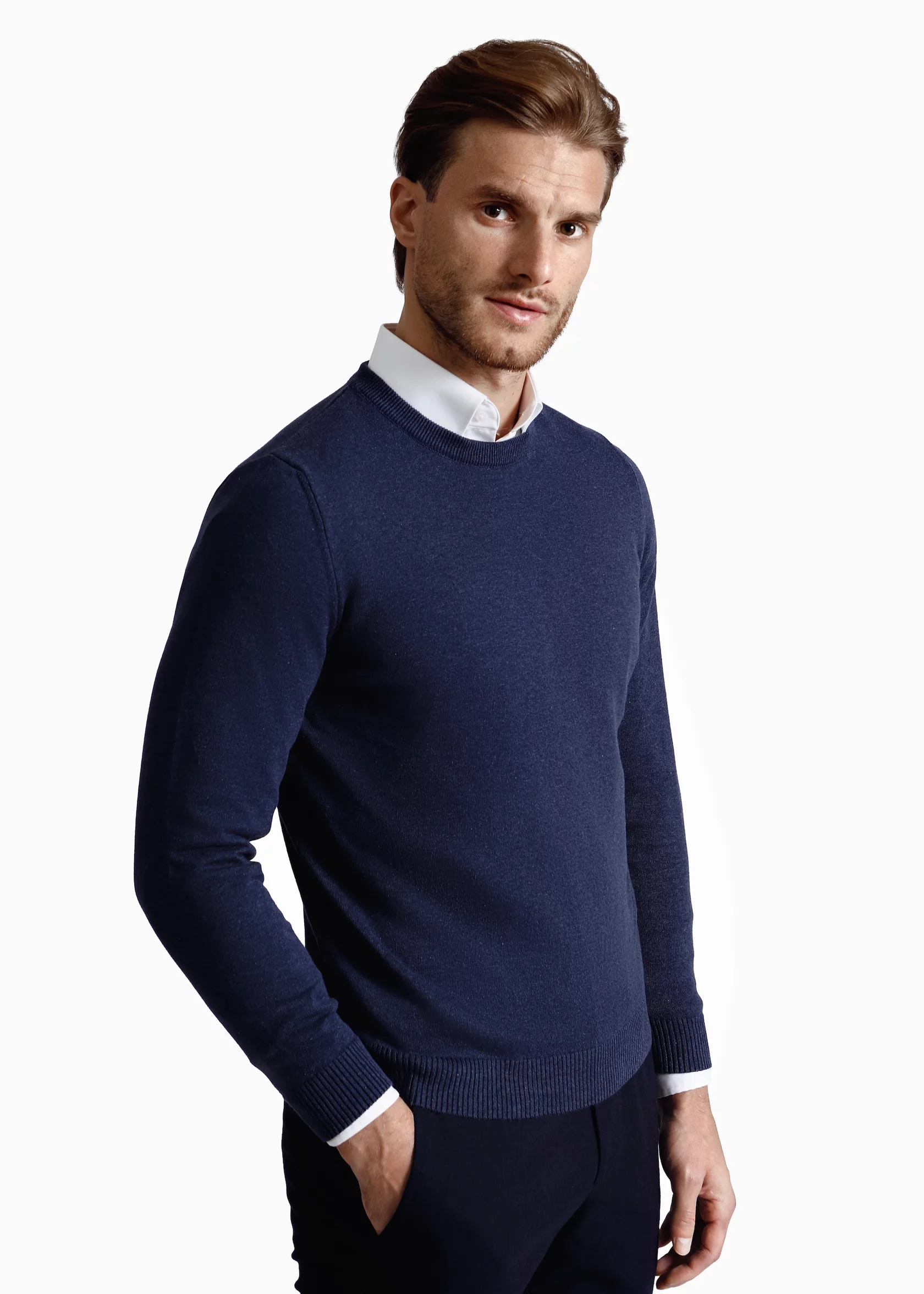 Indigo blue pullover - Image 2