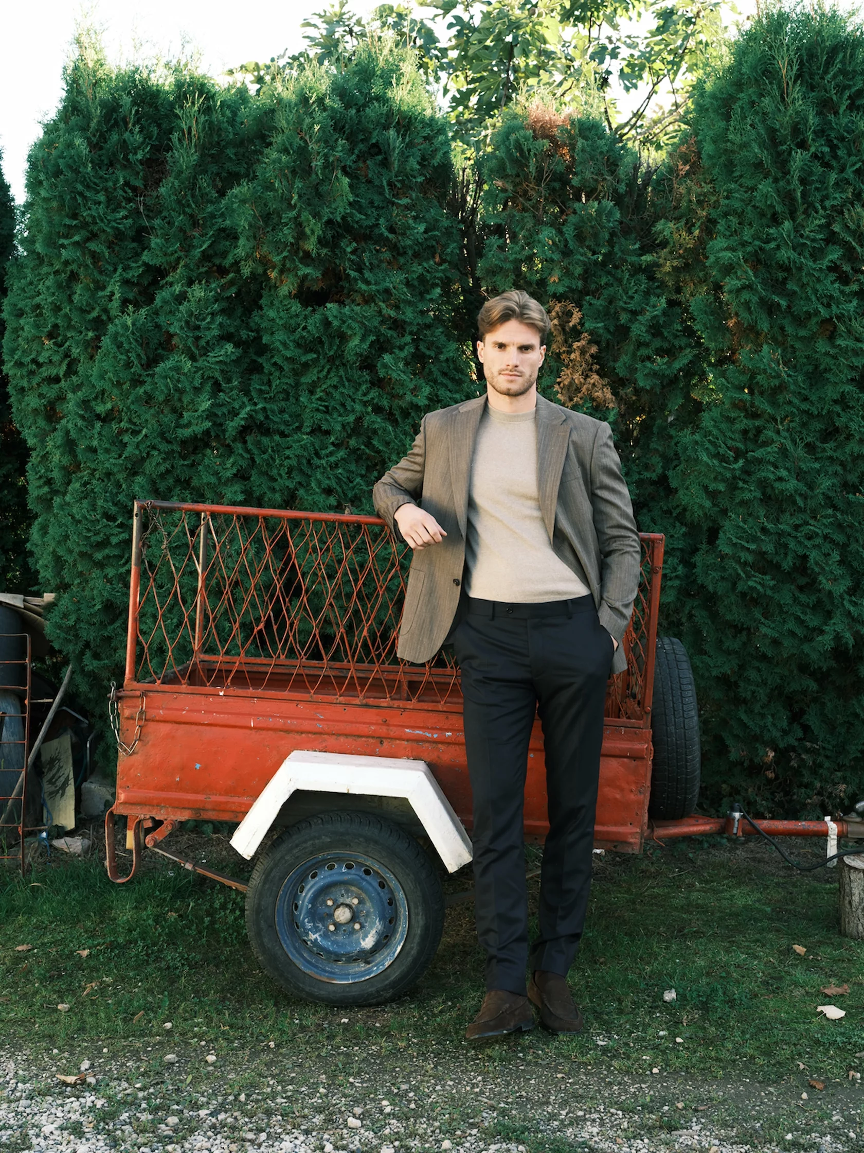 Brown wool blazer - Image 3
