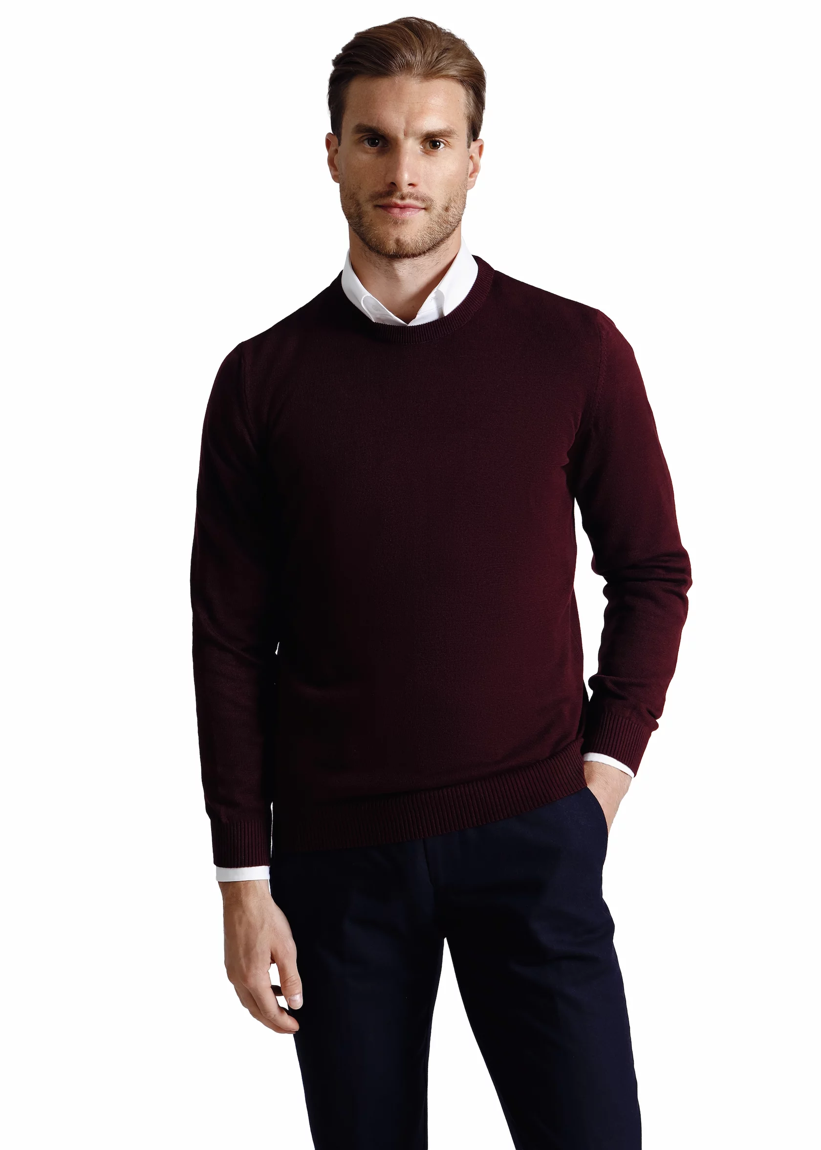 Burgundy pullover - Image 3