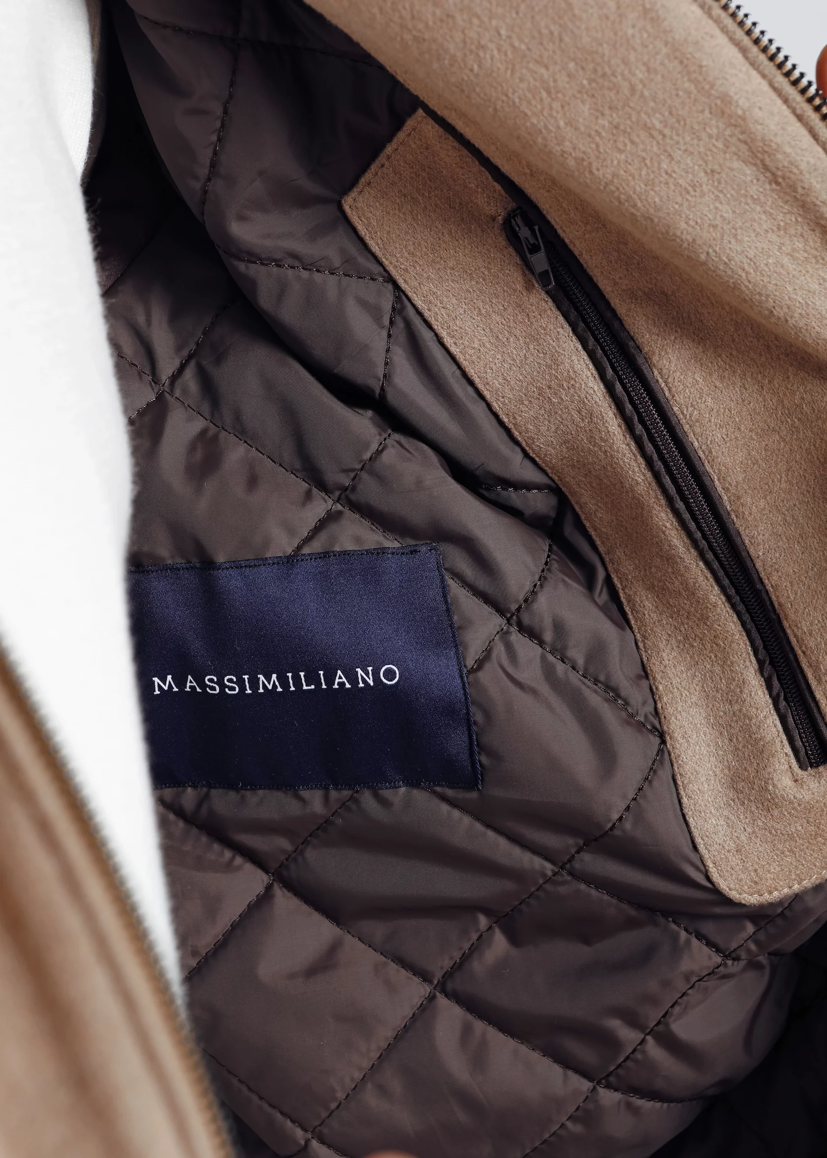 The Prince Harry jacket with camel wool and shearling - Image 6