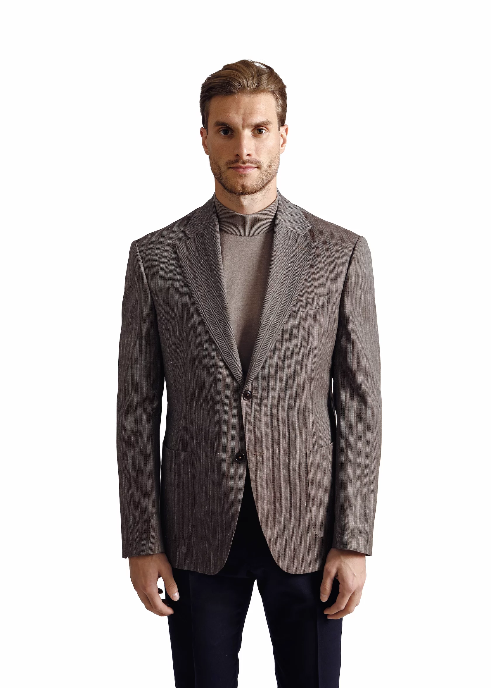 Brown wool blazer