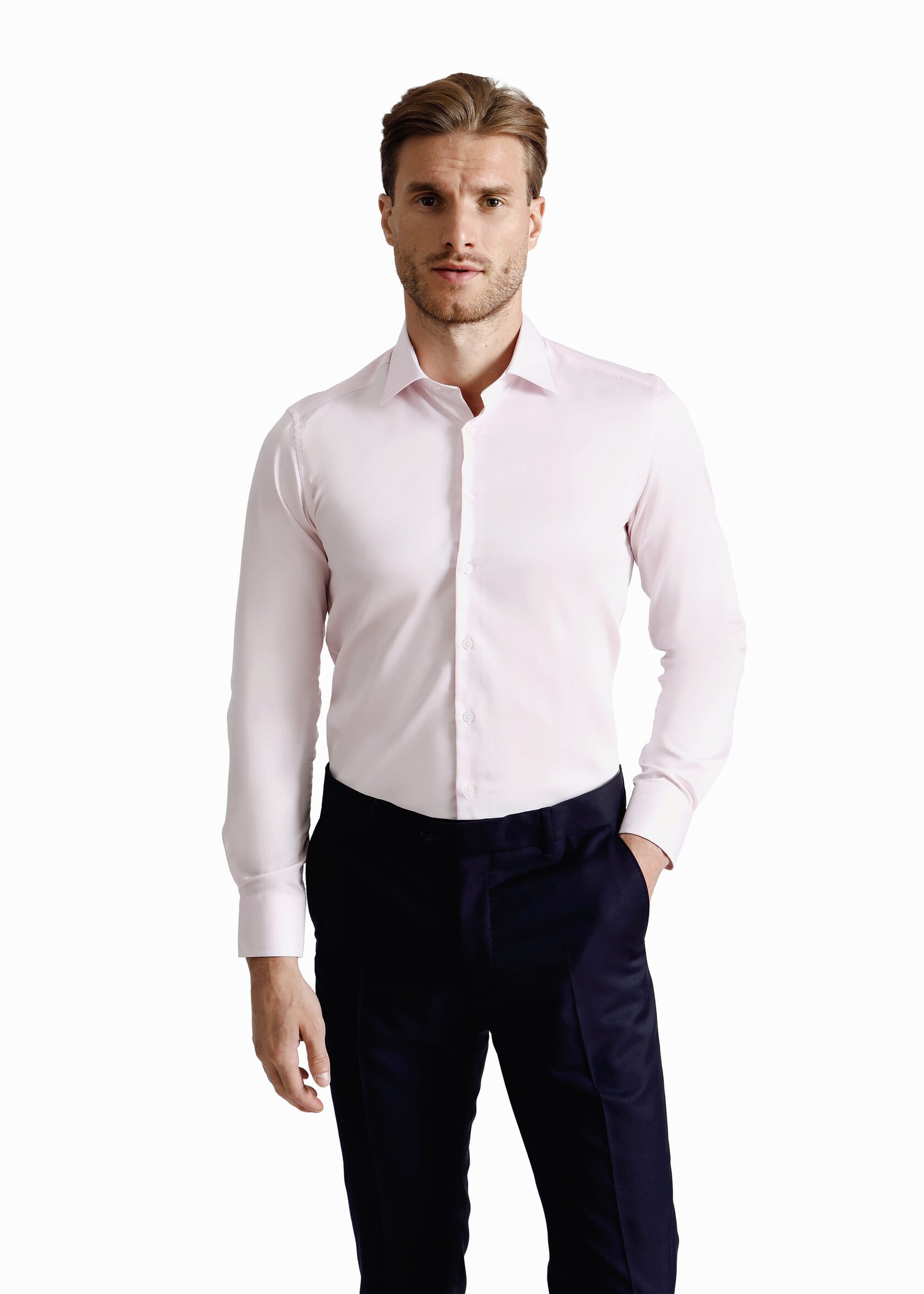 Light pink classic shirt - Image 2