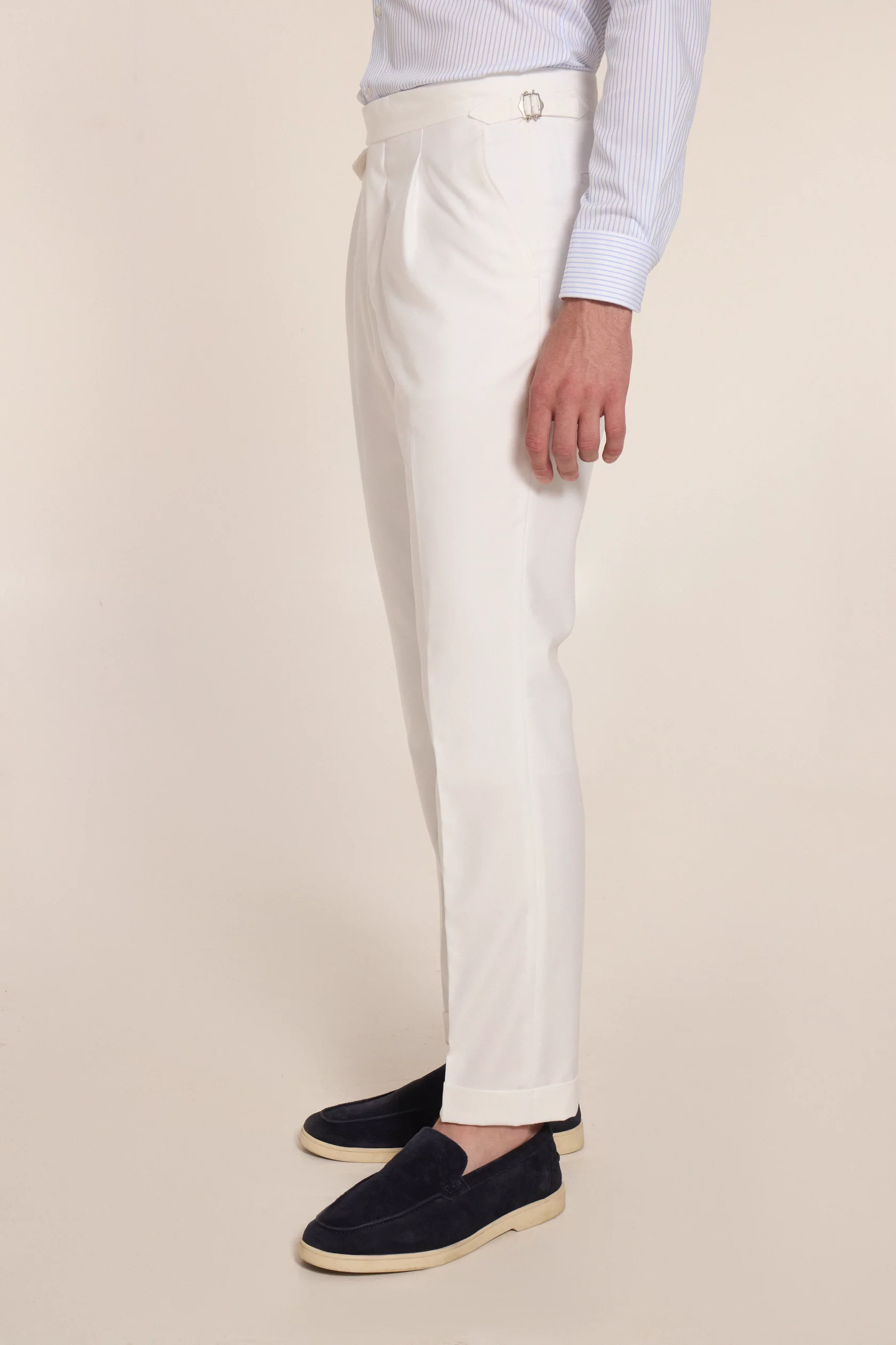 White wool trousers - Image 4