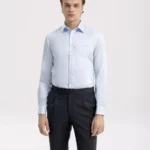 Dark grey 4-season wool trousers