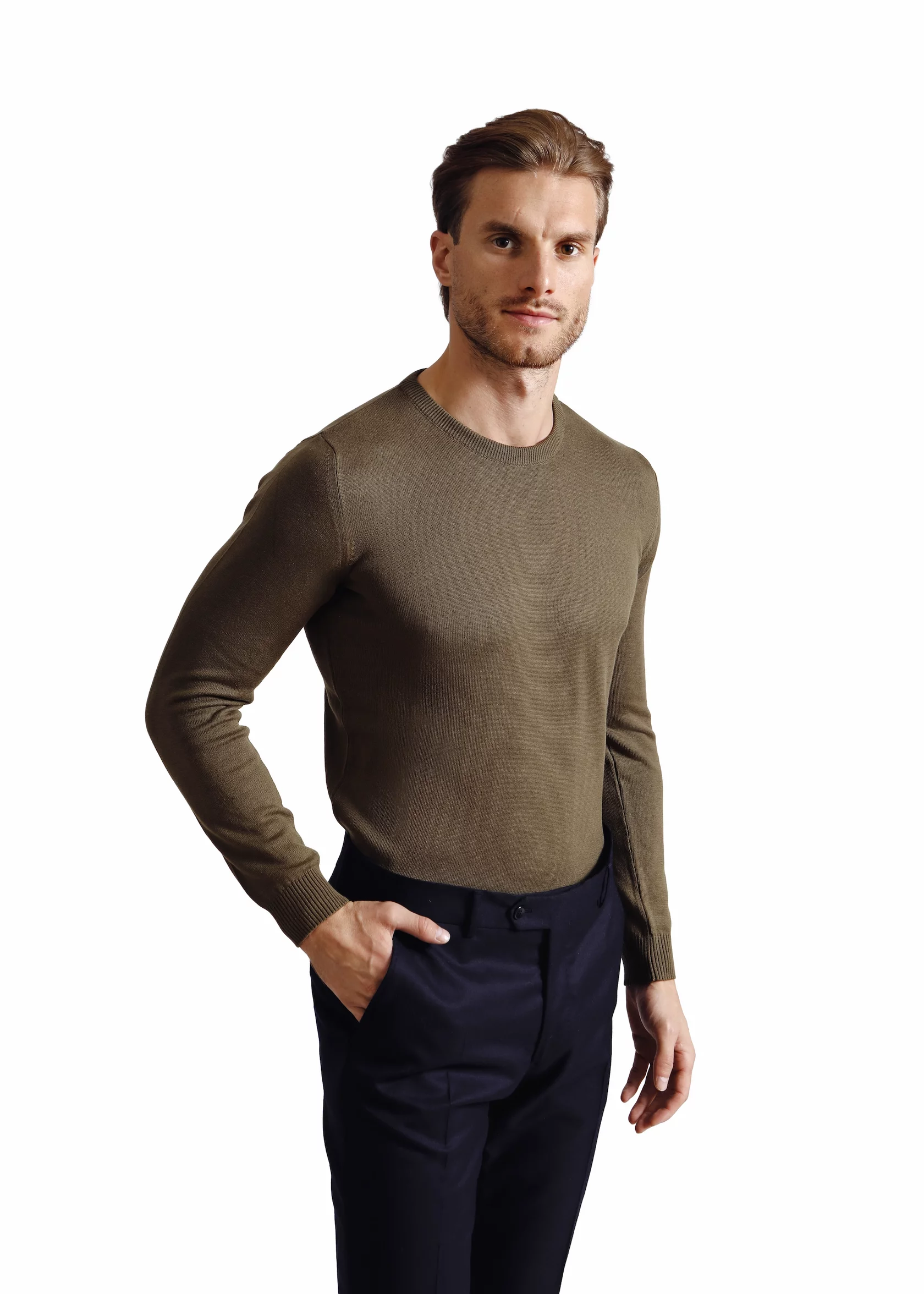 Olive green pullover - Image 2