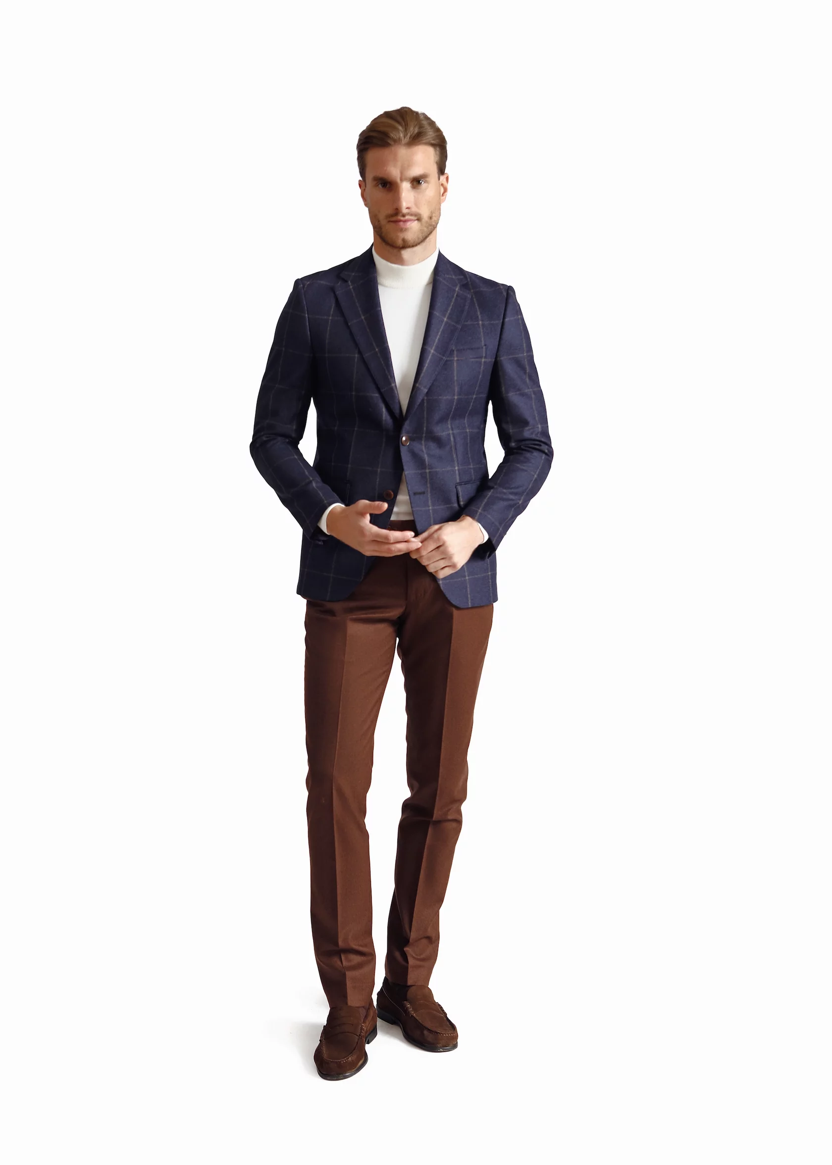 The King Edward VII wool trousers