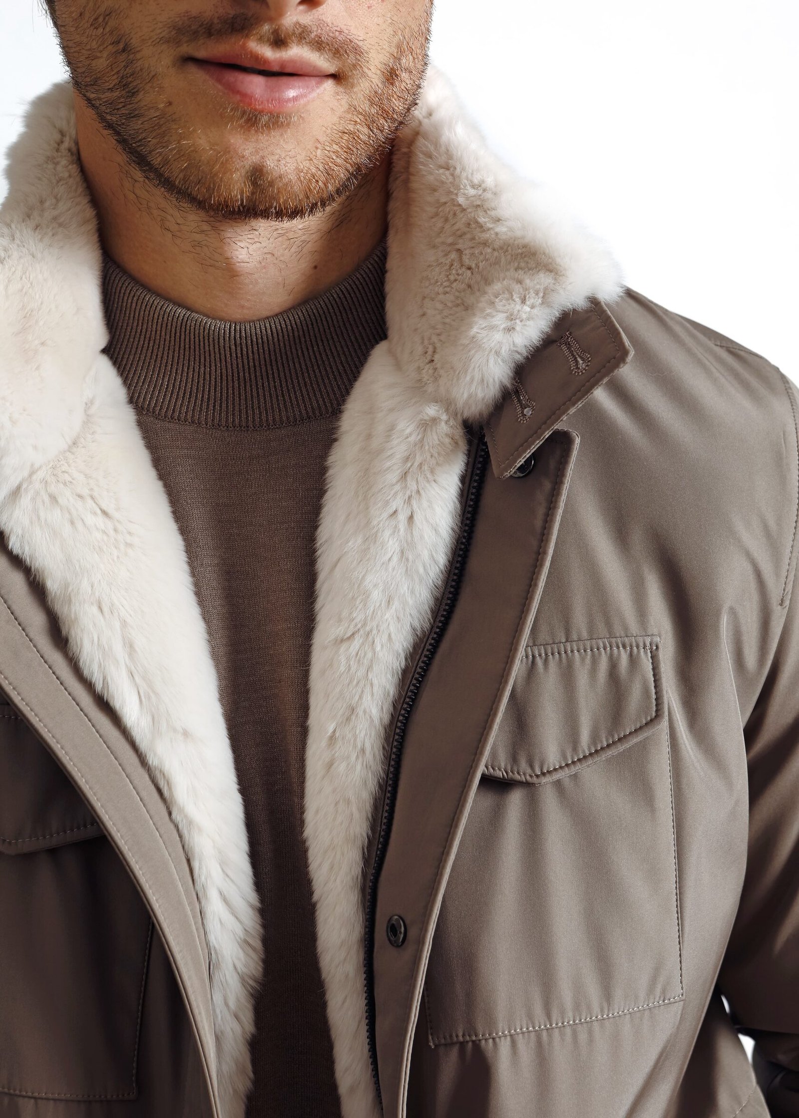 The Prince Albert jacket with rabbit fur - Image 4