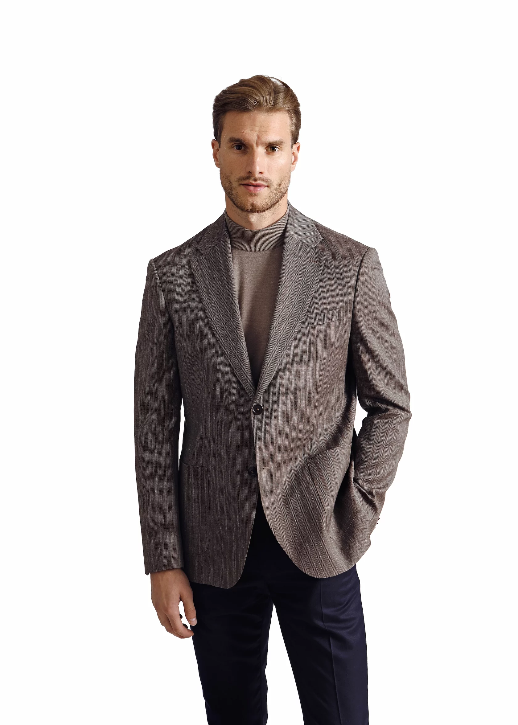 Brown wool blazer - Image 2