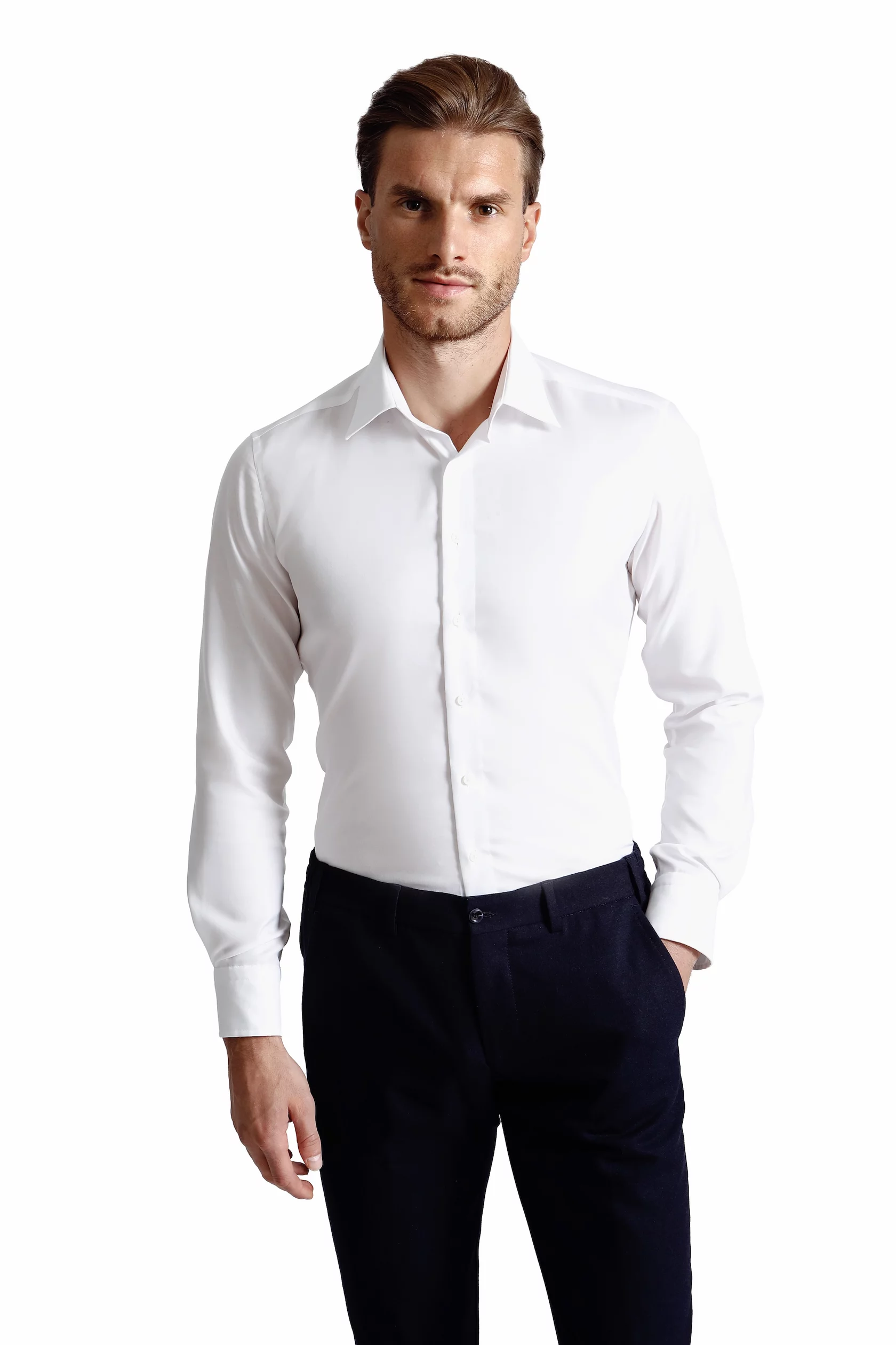 Non iron white shirt - Image 2
