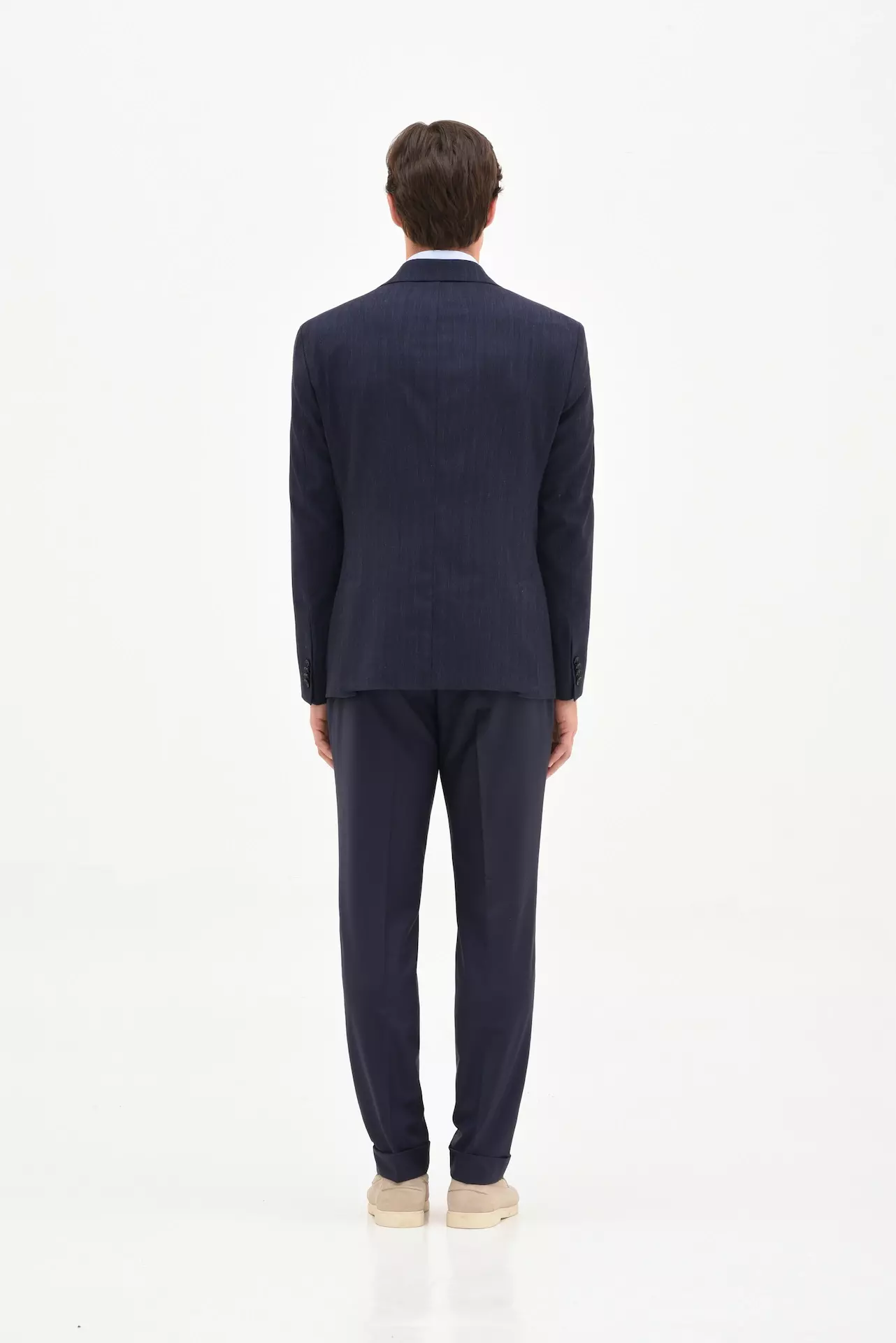 Navy blue wool blazer - Image 3