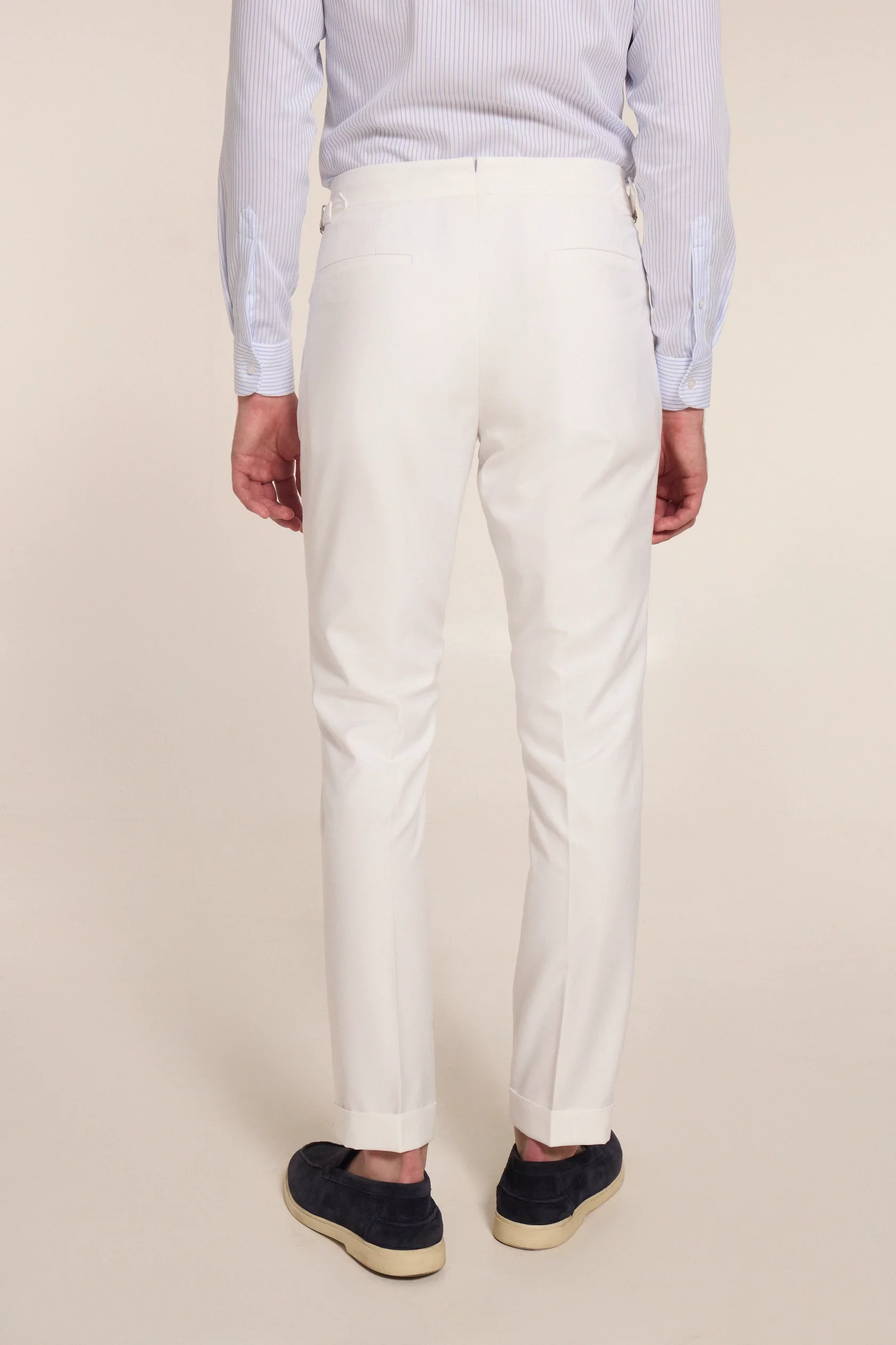 White wool trousers - Image 5