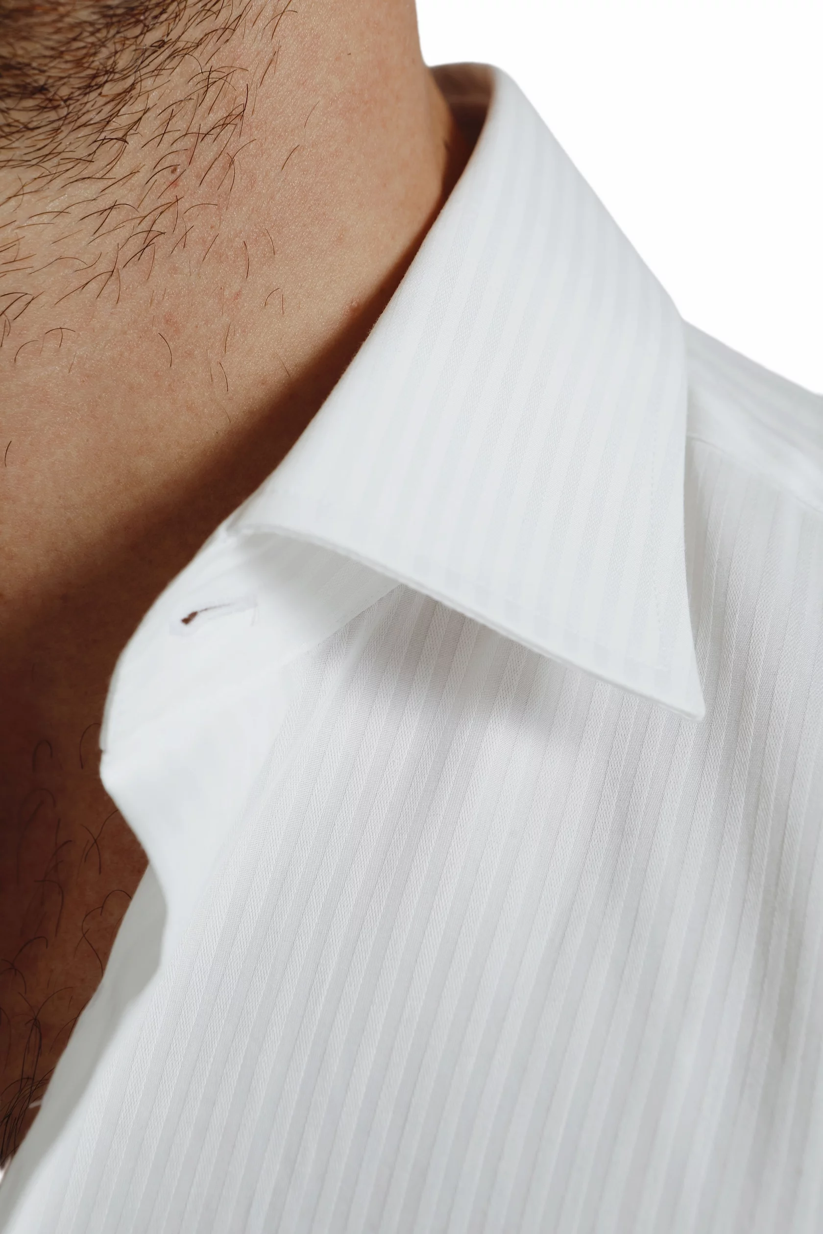 White shirt with invisible stripes - Image 4