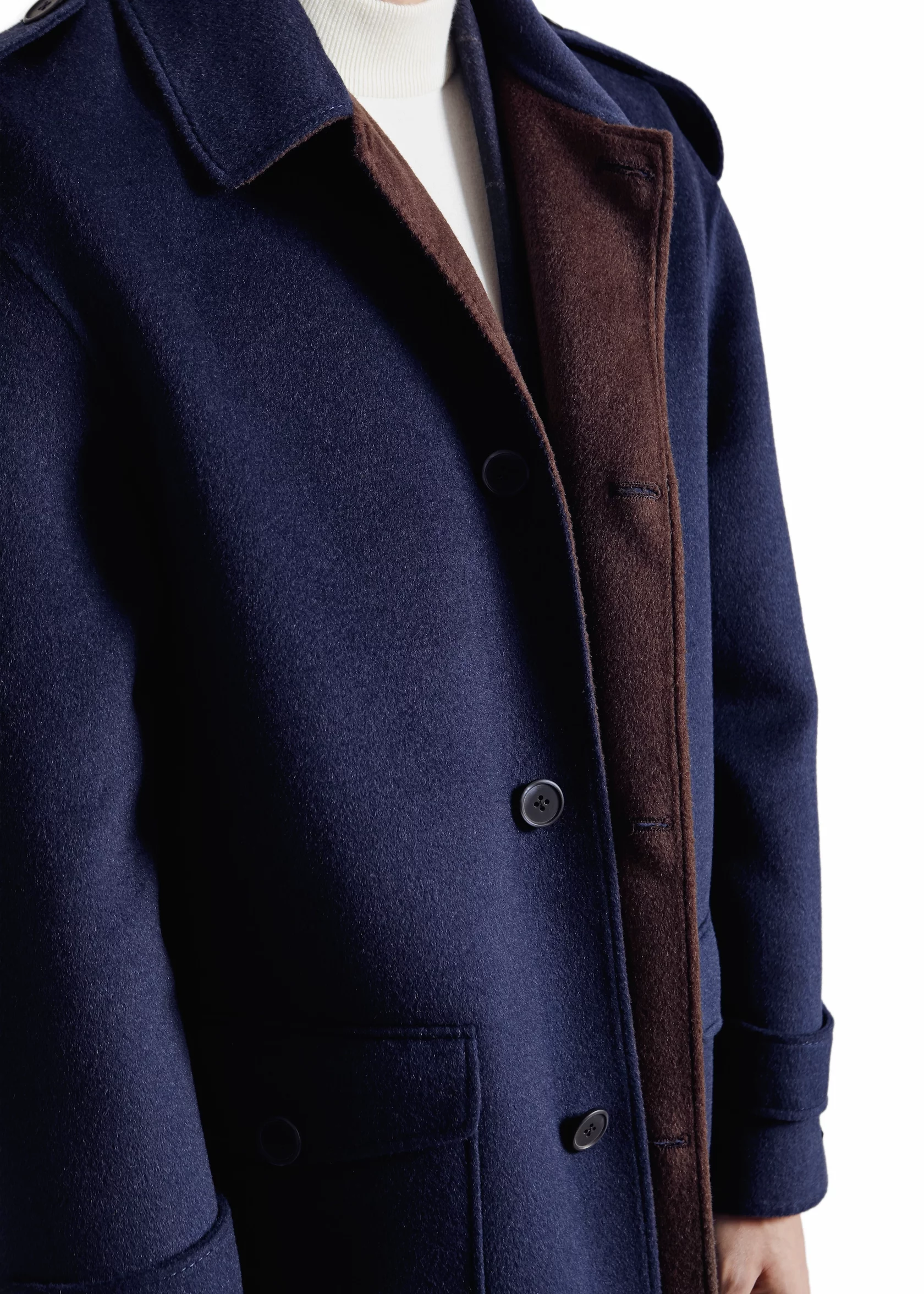 The King Edward VII alpaca trench coat - Image 3