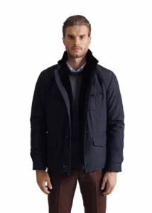 The Prince Phillip jacket with rabbit fur