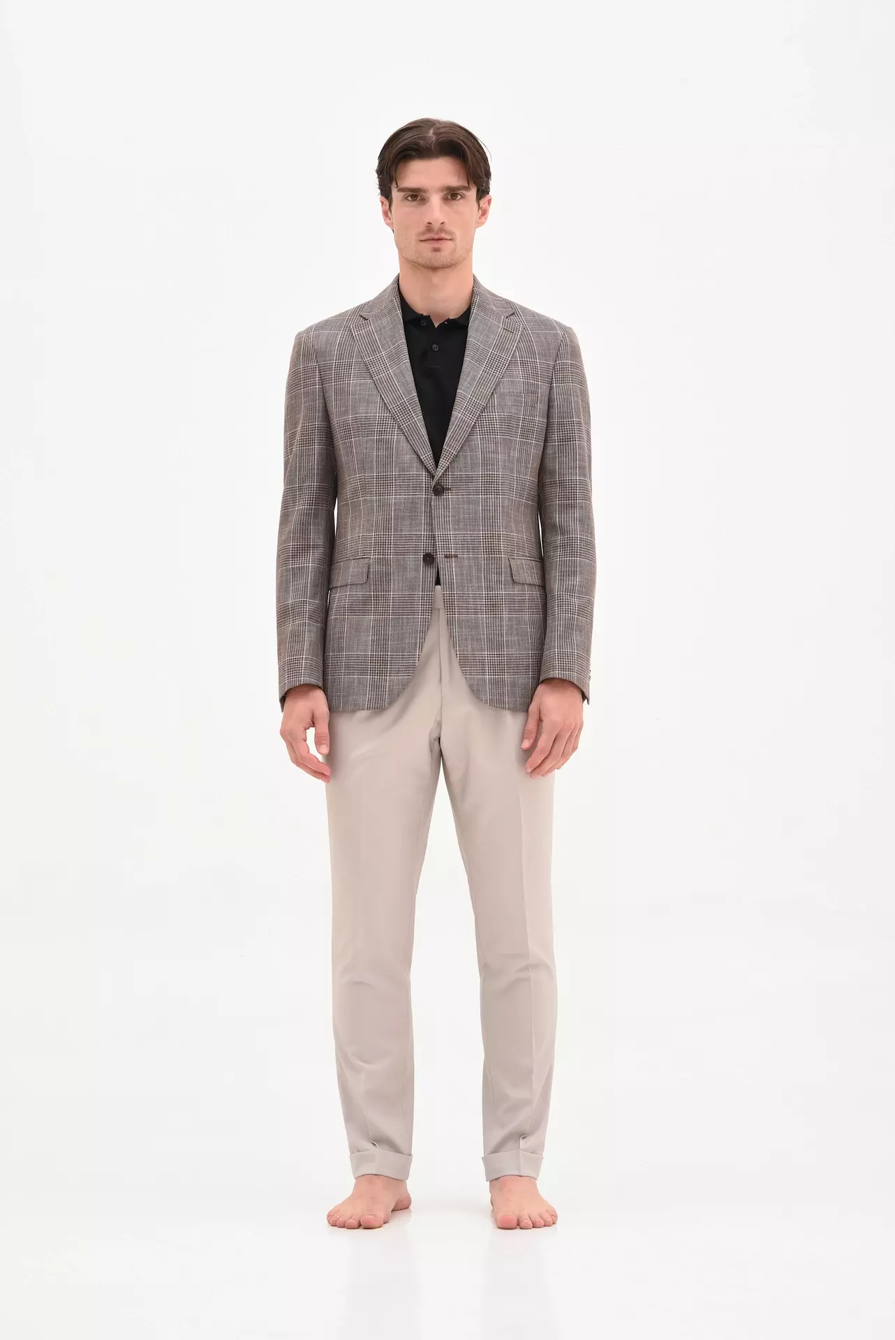 Brown caro wool blazer