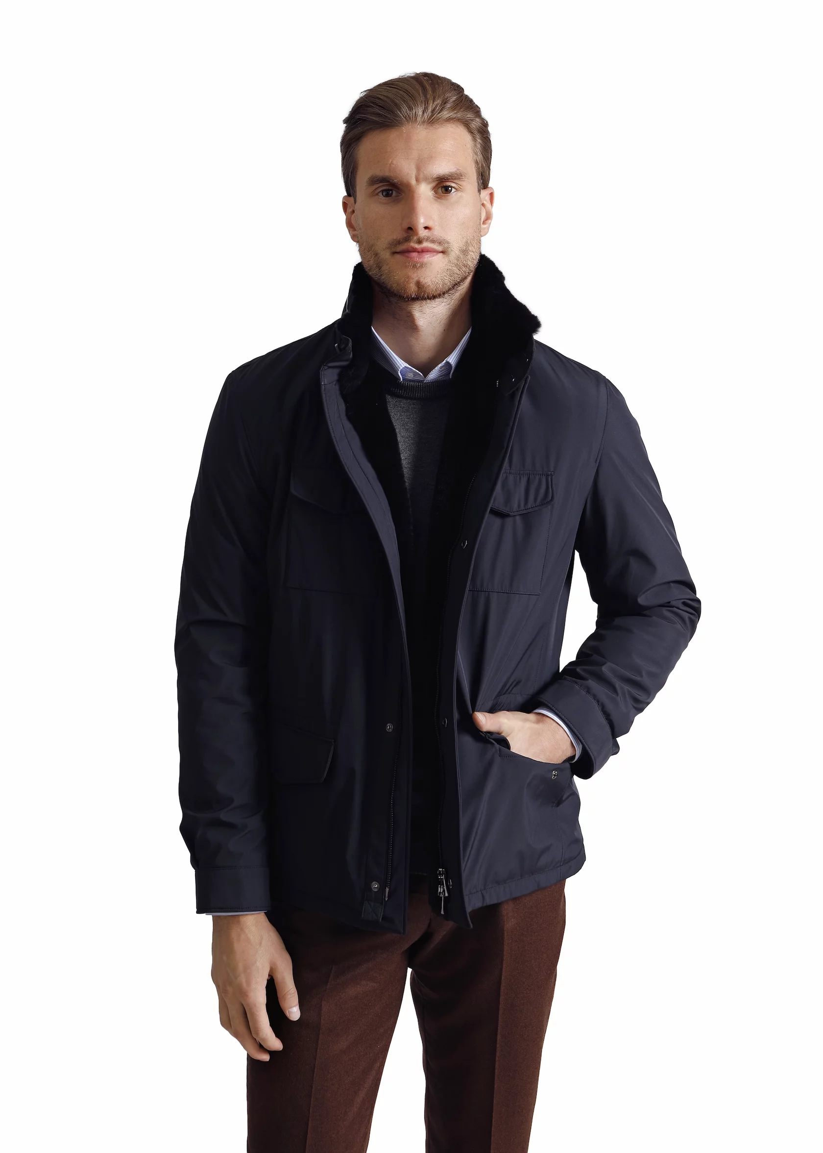 The Prince Phillip jacket with rabbit fur - Image 3