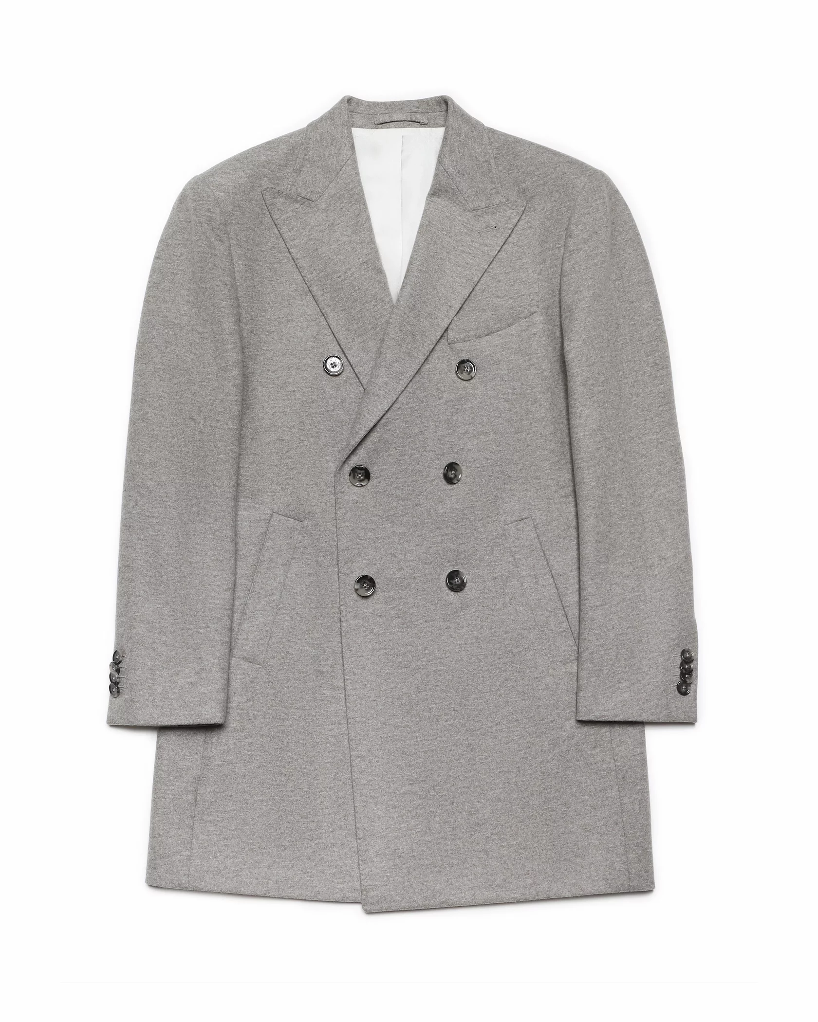 The stone beige wool coat - Image 2