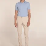 Creme beige chino cotton trousers